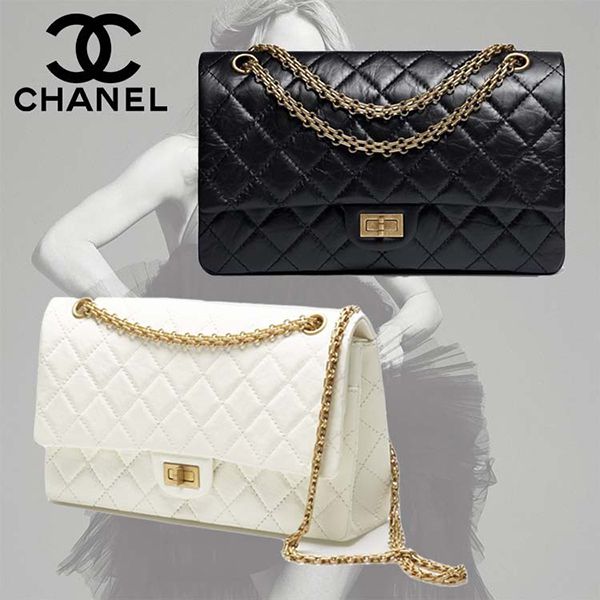 【すぐ届く】シャネル 2.55 ラージ チェーンバッグ スーパーコピー★A37587Y04634C3906